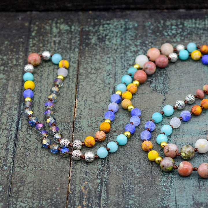 Colourful Transformation Necklace - Malachite