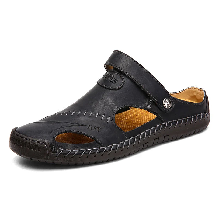 Klassische Leder Sandalen