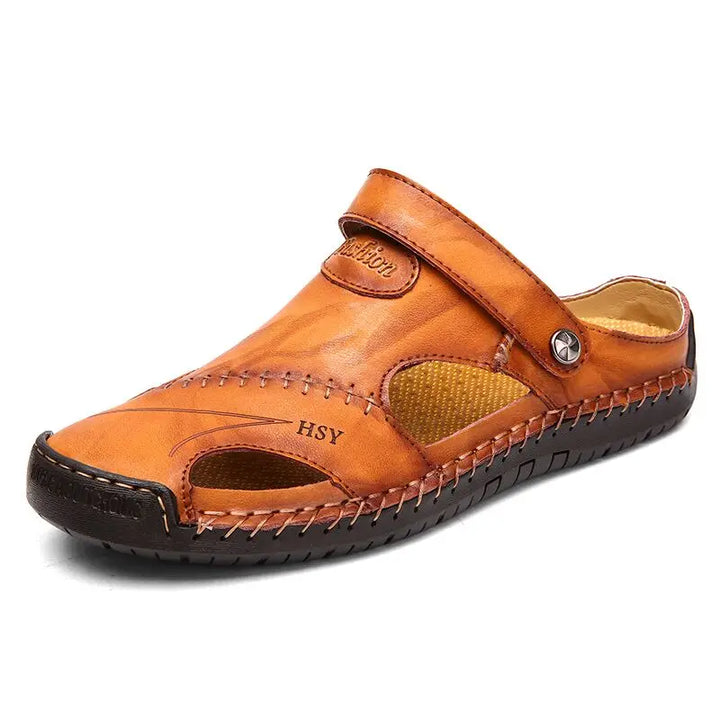 Klassische Leder Sandalen