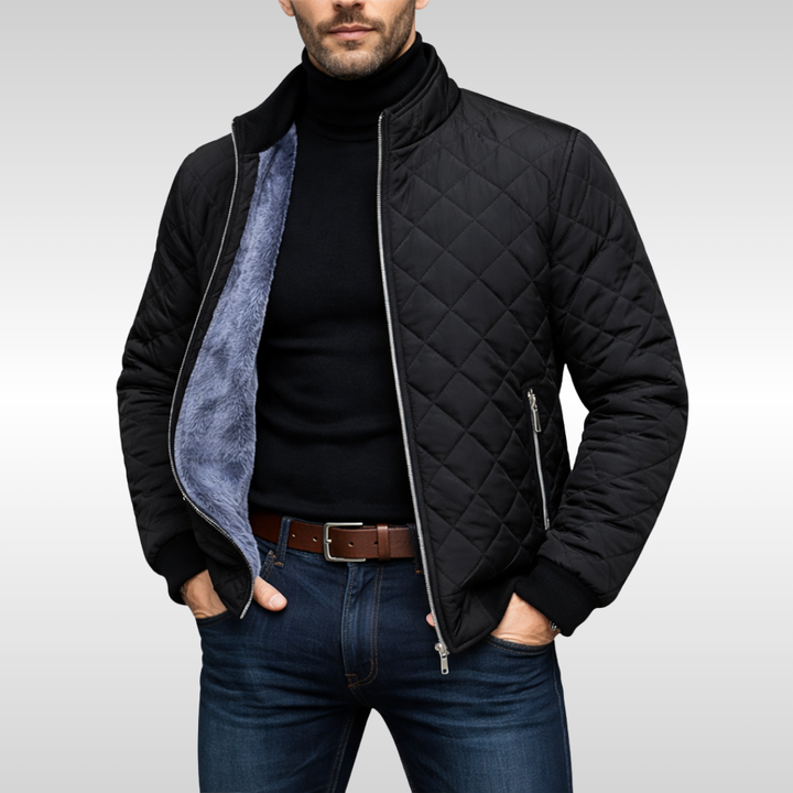 Elegante gesteppte Jacke