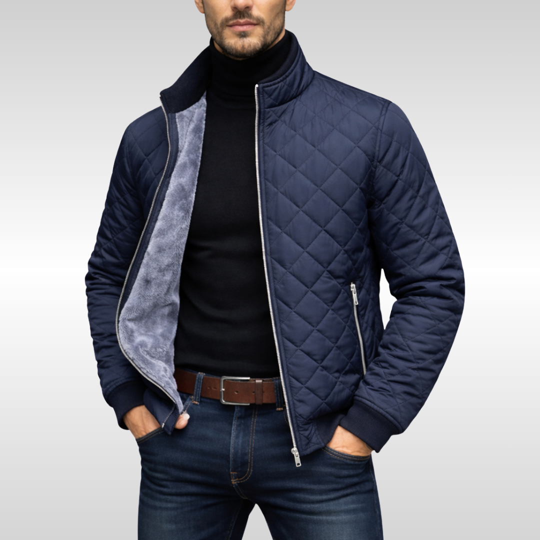 Elegante gesteppte Jacke
