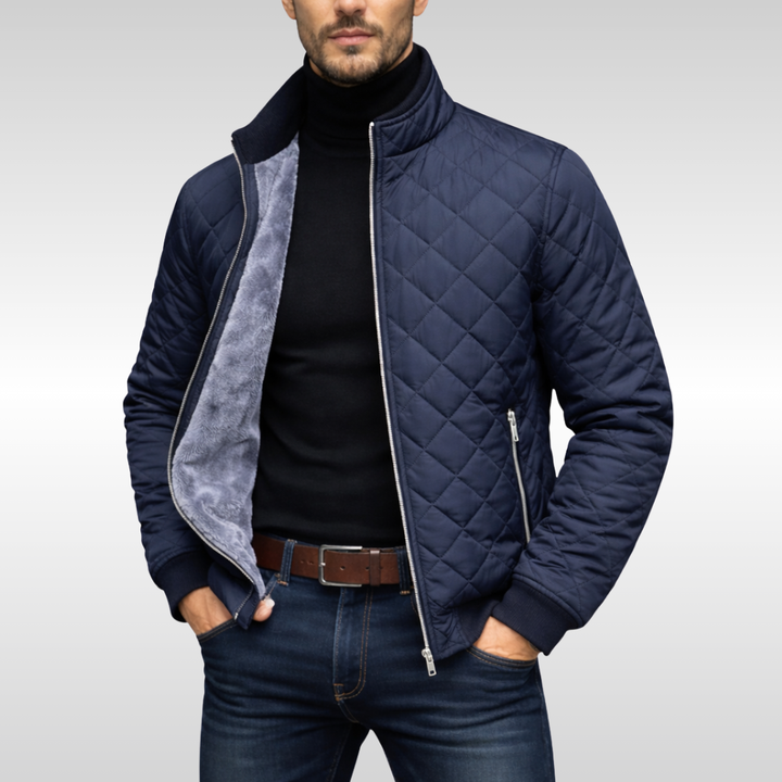 Elegante gesteppte Jacke