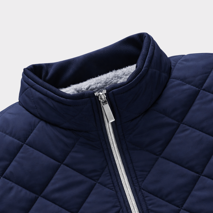 Elegante gesteppte Jacke