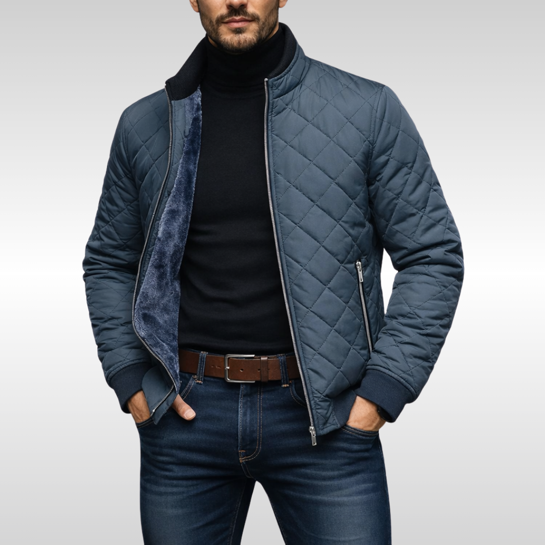 Elegante gesteppte Jacke