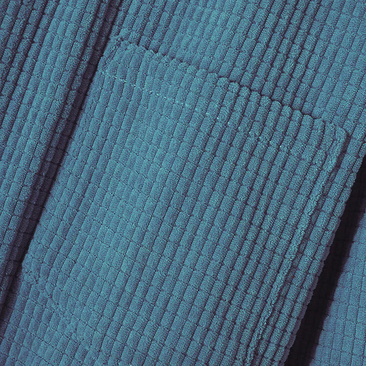Corduroy Button-Up-Shirt mit Kapuze