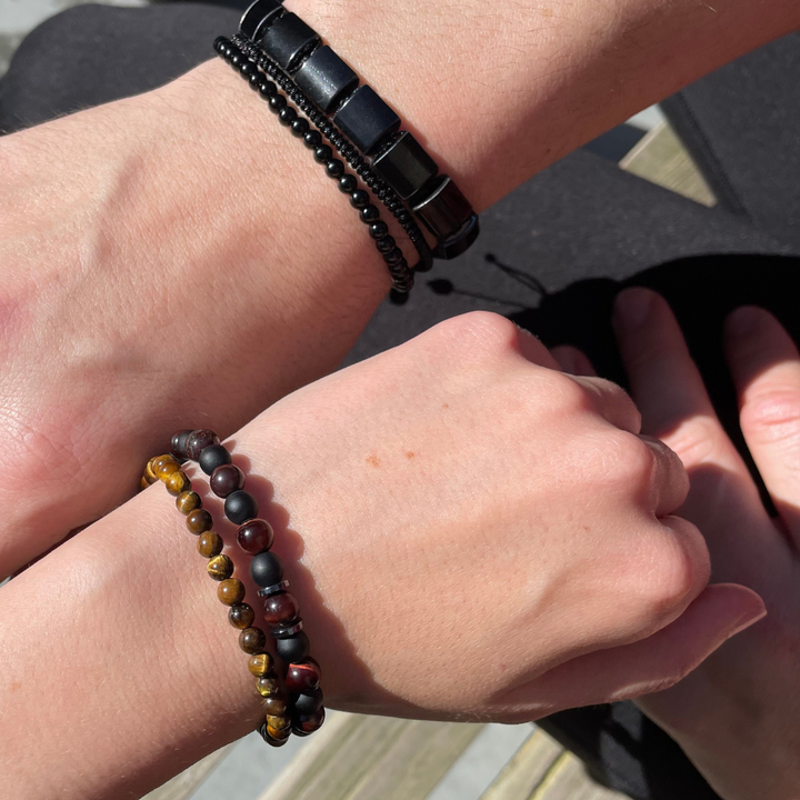 Bold Onyx Bracelet Stack - Onyx