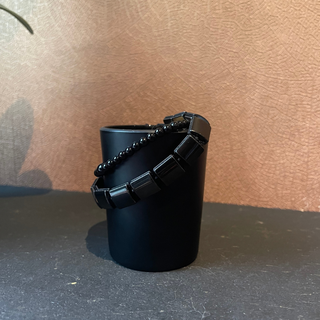 Bold Onyx Bracelet Stack - Onyx