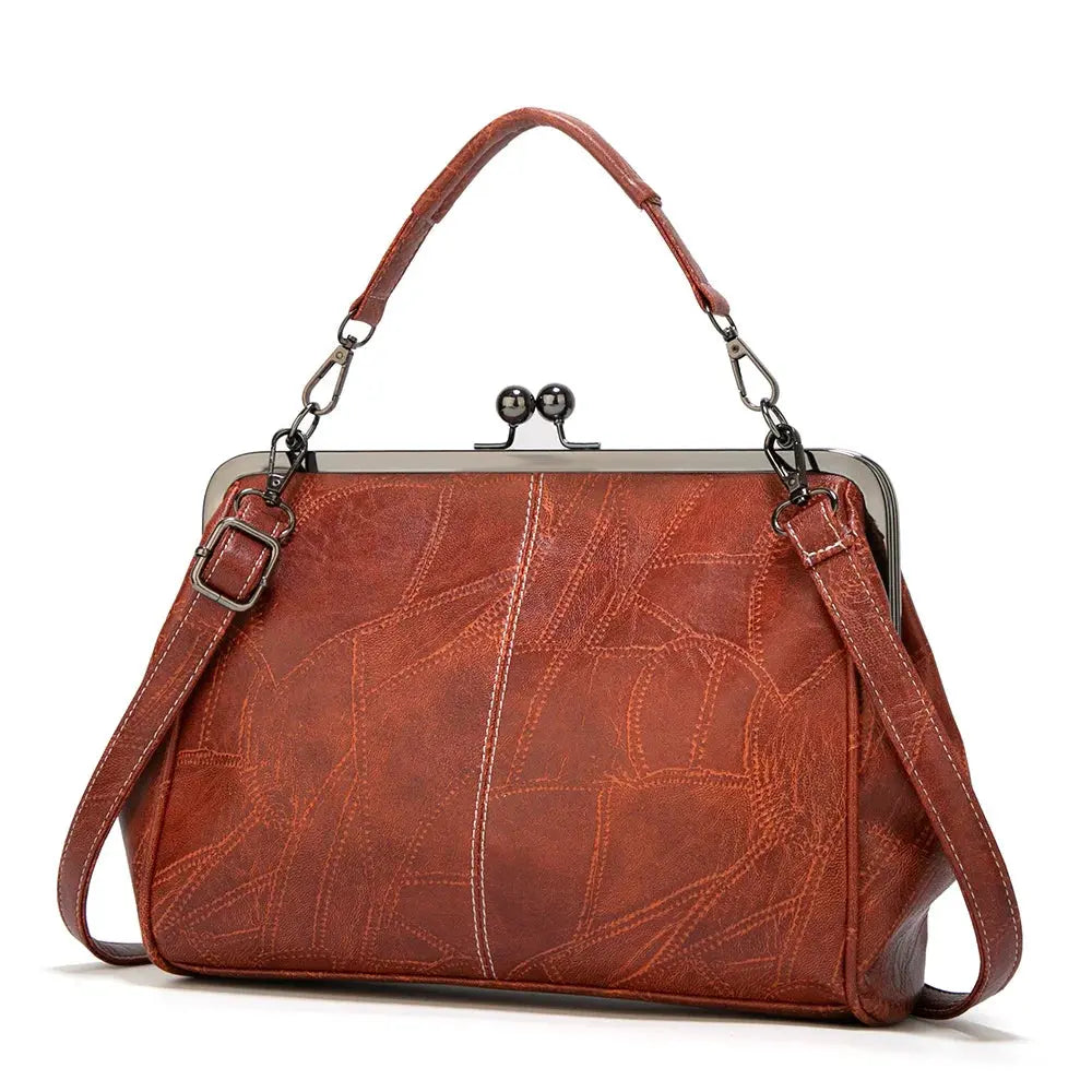 Johannas Klassischer Charme | Vintage-Ledertasche