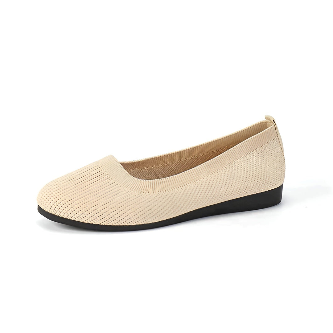 KAMILA™ Schwarze Ballerinas - Orthopädischer Komfort mit Fußgewölbeunterstützung