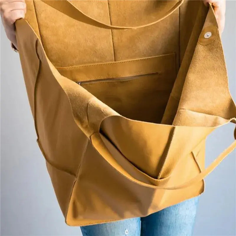 Lauras zeitlose Anziehung | Vintage-Lederhandtasche