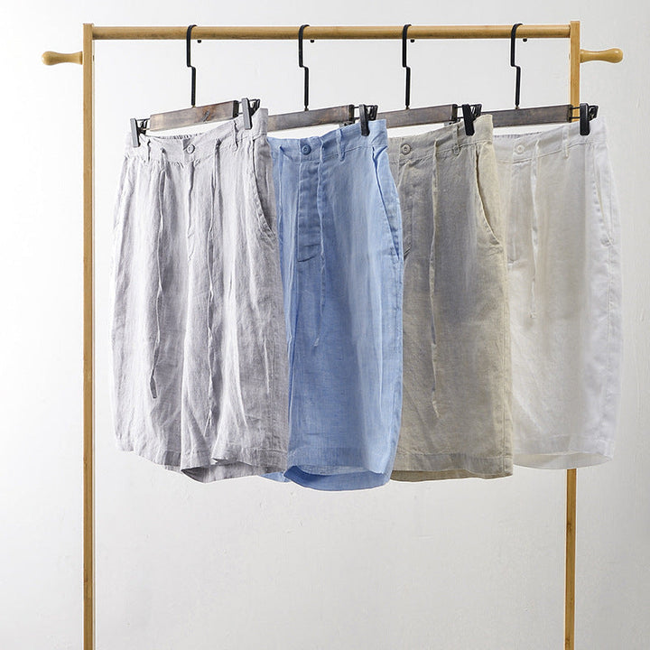 Hochwertige Leinen-Shorts