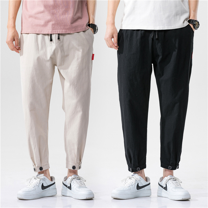 Elegante Leinenhose