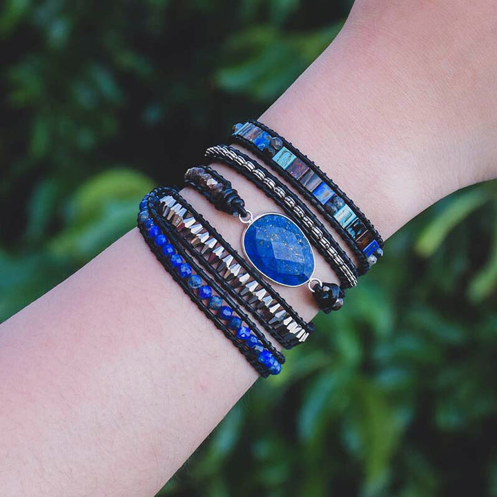 Expressive Blue Bracelet - Lapis Lazuli