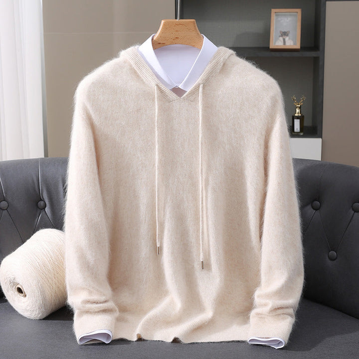 Eleganter Kaschmir-Hoodie