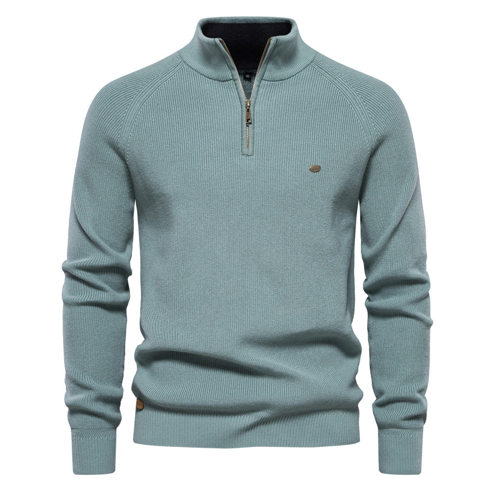 Luxe Reißverschluss-Sweater