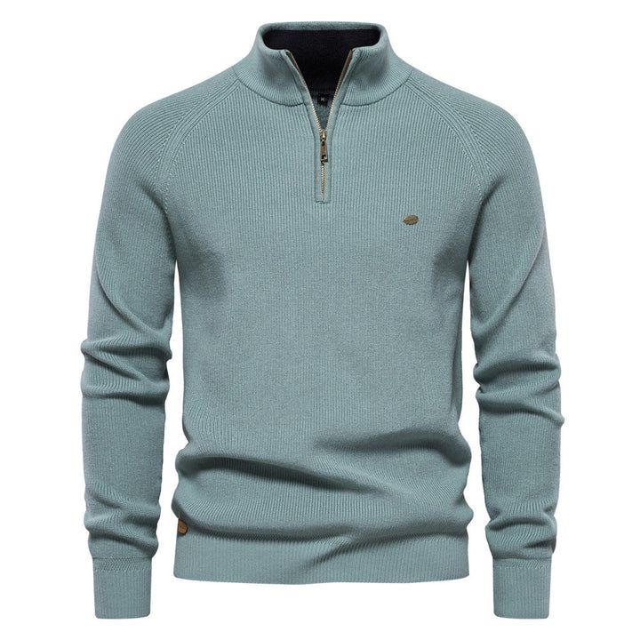 Luxe Reißverschluss-Sweater