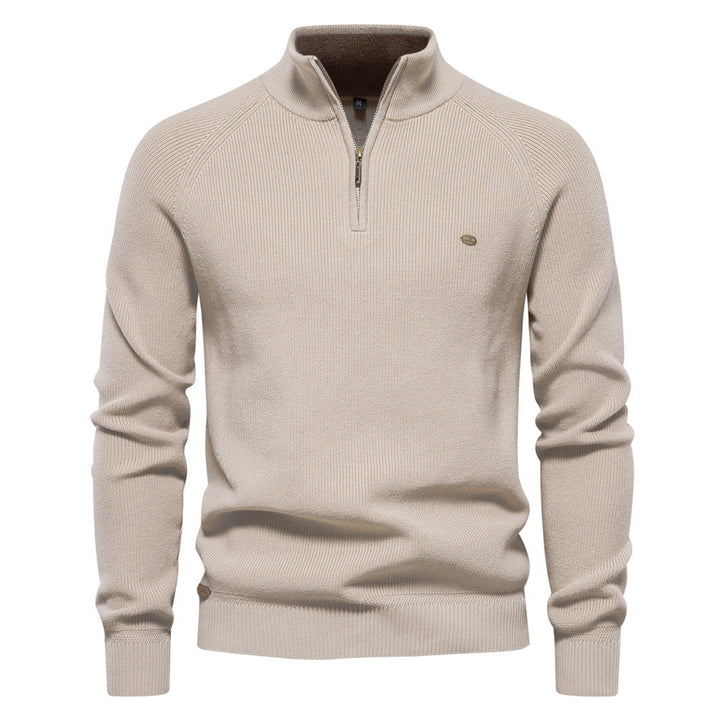 Luxe Reißverschluss-Sweater