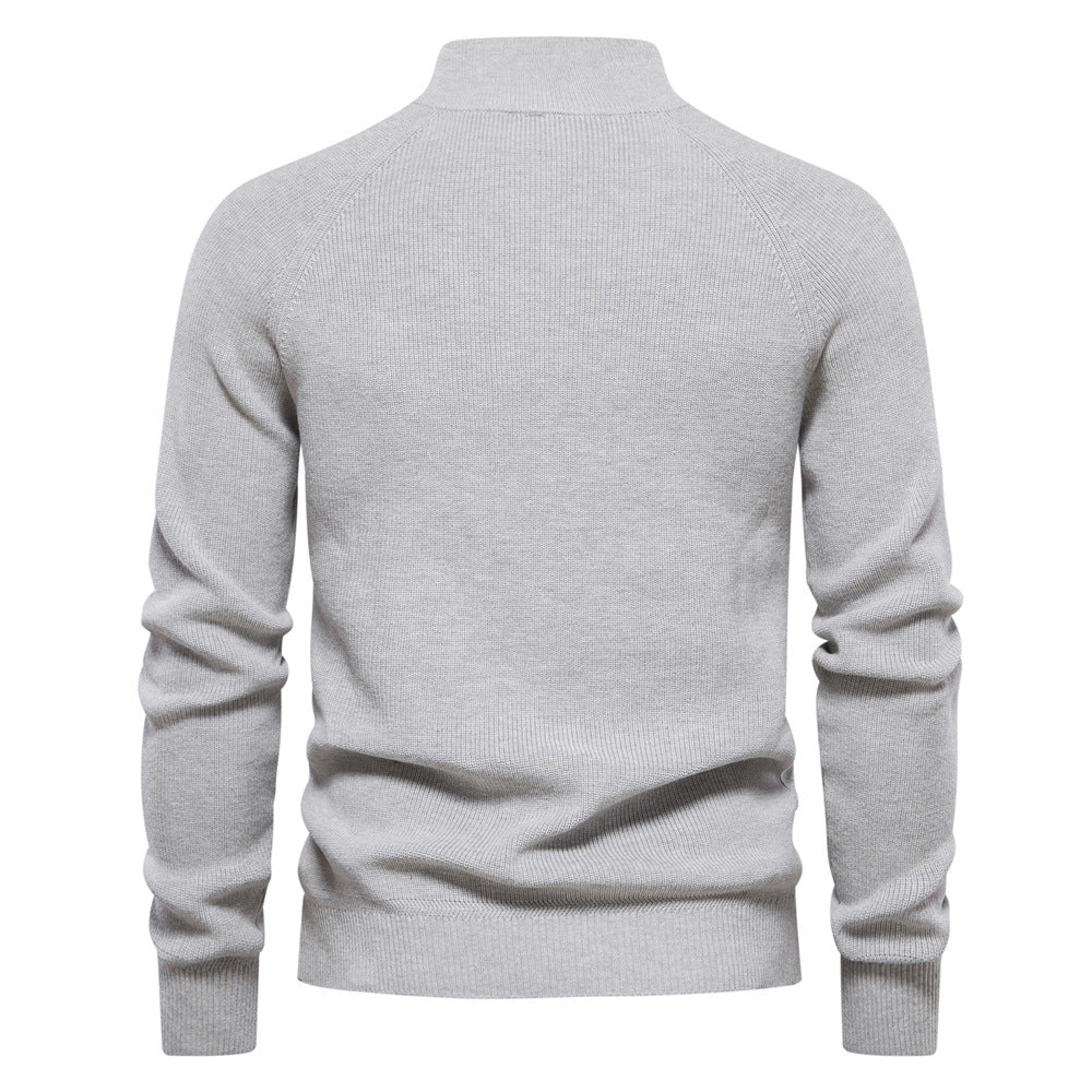 Luxe Reißverschluss-Sweater