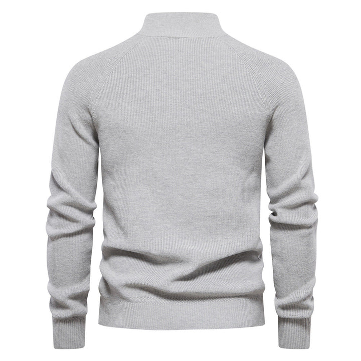 Luxe Reißverschluss-Sweater