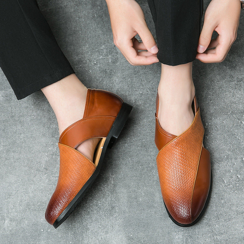 Vintage Leder Loafer