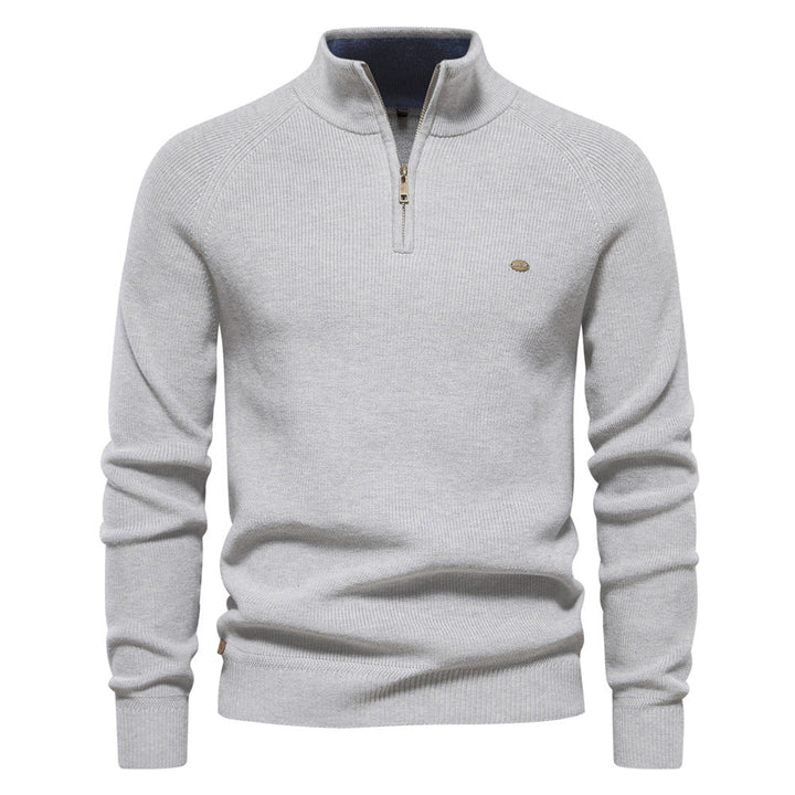 Luxe Reißverschluss-Sweater