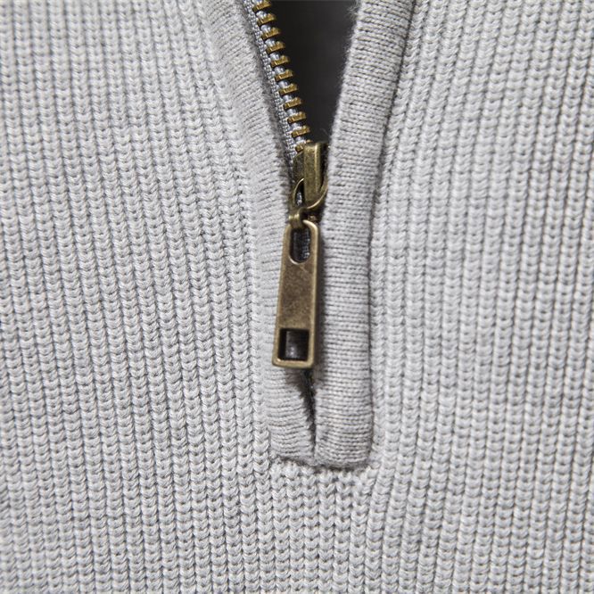Luxe Reißverschluss-Sweater