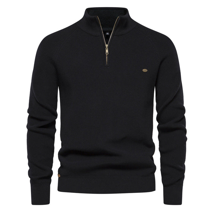 Luxe Reißverschluss-Sweater