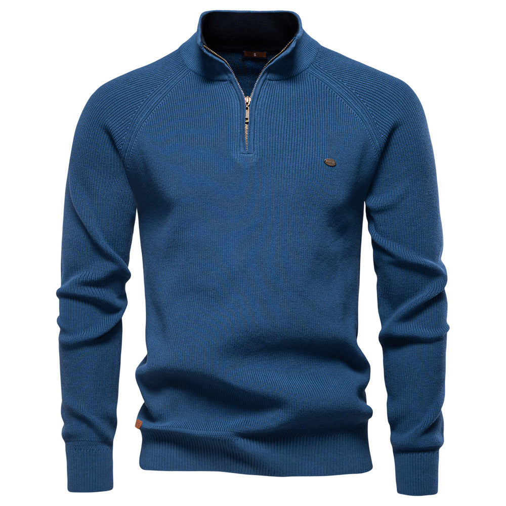 Luxe Reißverschluss-Sweater