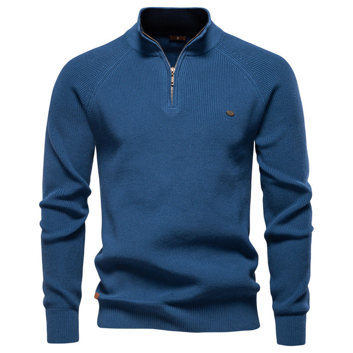 Luxe Reißverschluss-Sweater