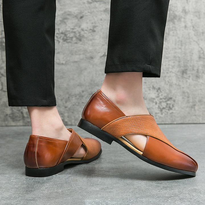 Vintage Leder Loafer