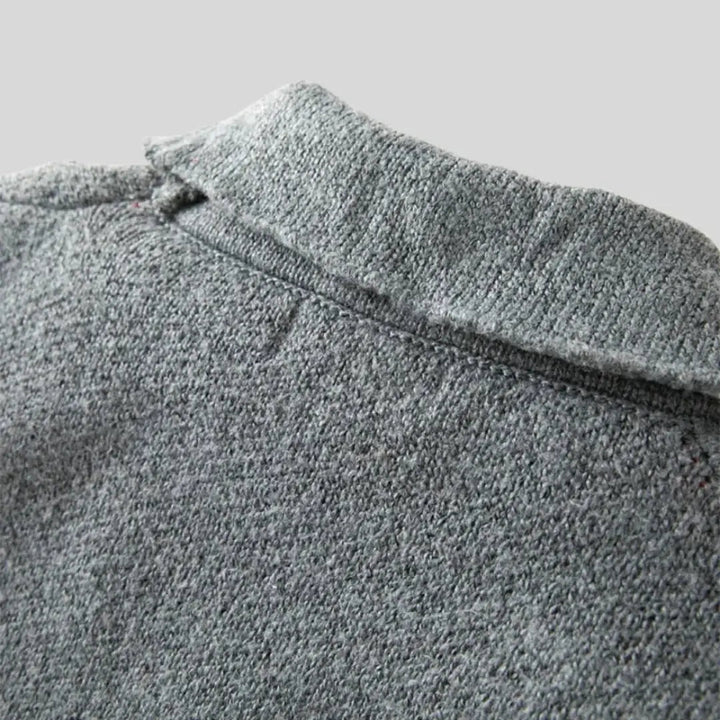 Jacquard-Wolle Weste