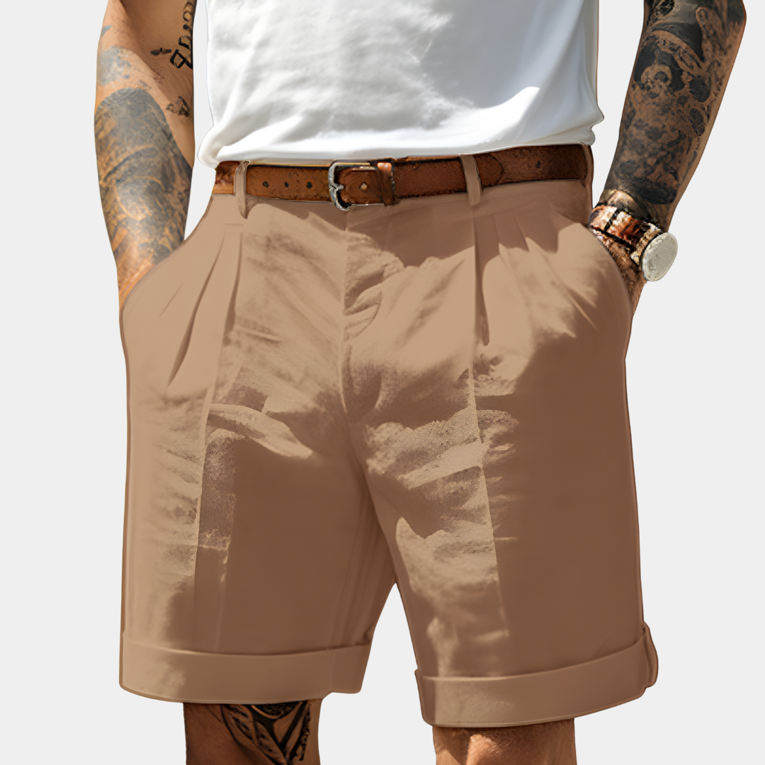 Lässige Baumwollkurze Hose
