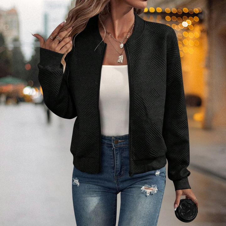 Fanny™ – Warme und Bequeme Struktur-Bomberjacke