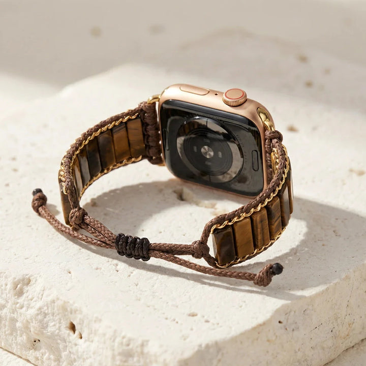 Powerful Tiger's Eye Apple Watch Band - Tiger's Eye