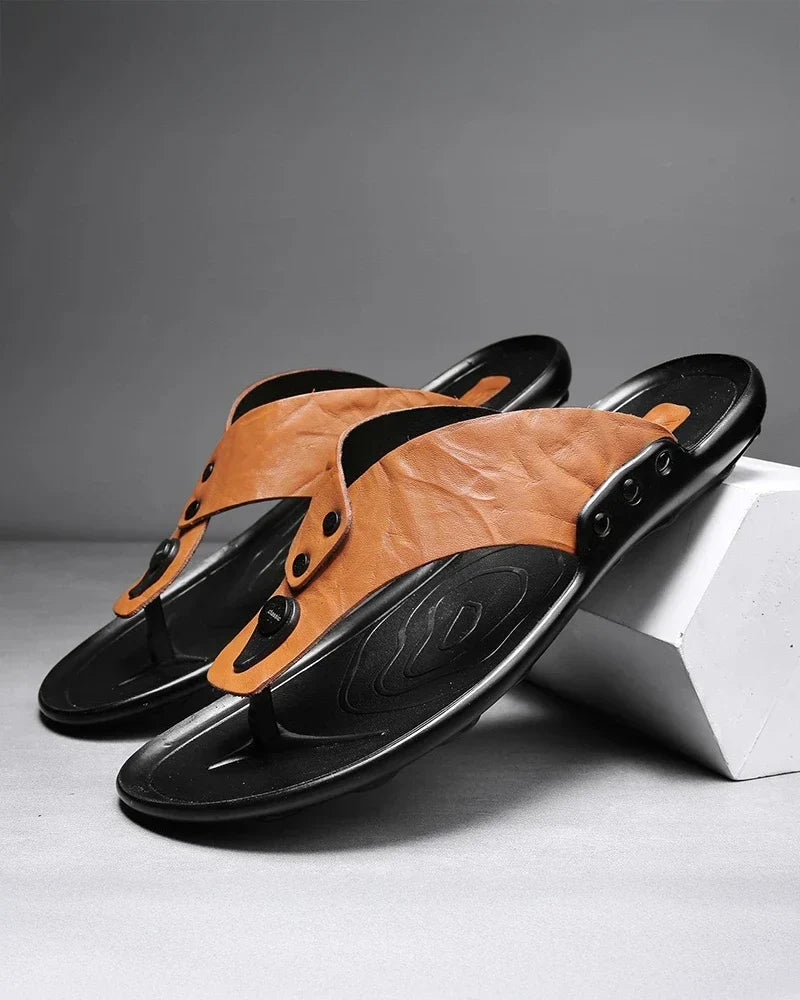 Elegante Leder Sandalen