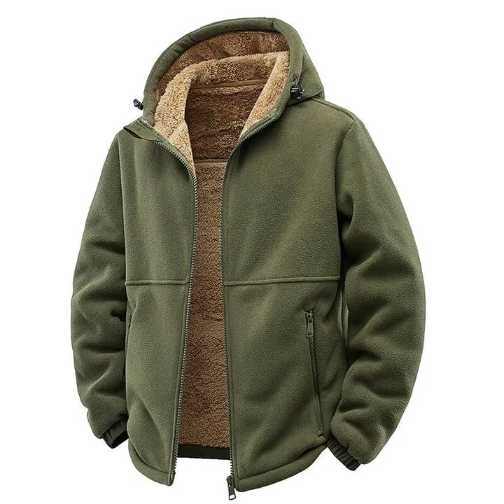 Elegante Woll-Winddichte Jacke