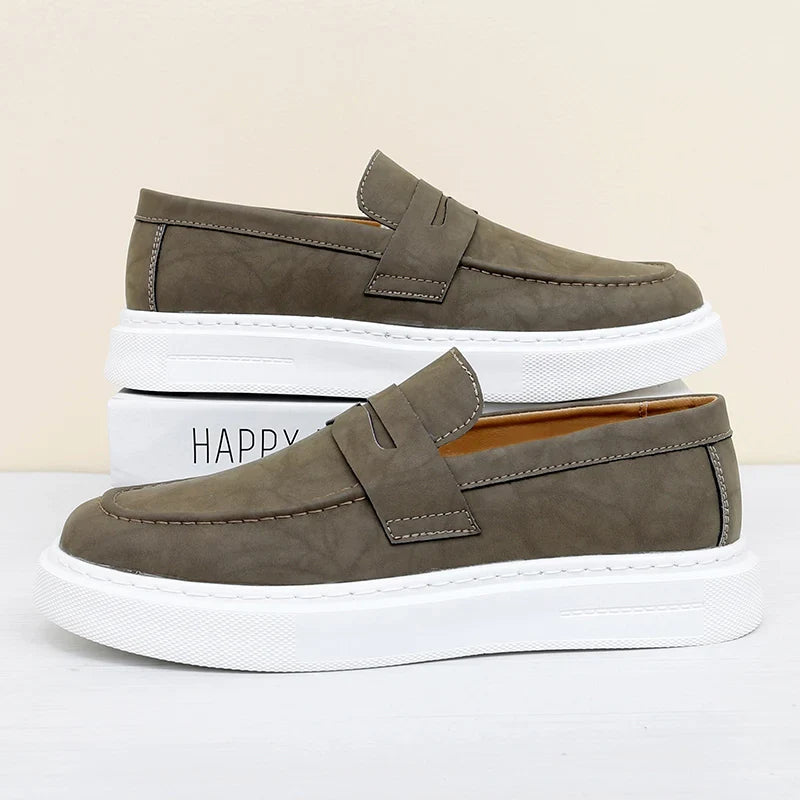 Schicke Leder Slipper