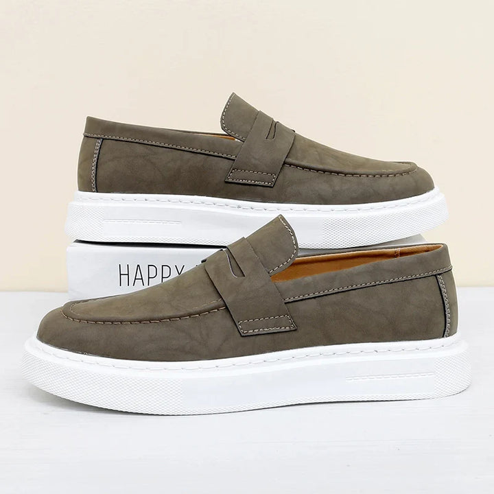 Schicke Leder Slipper