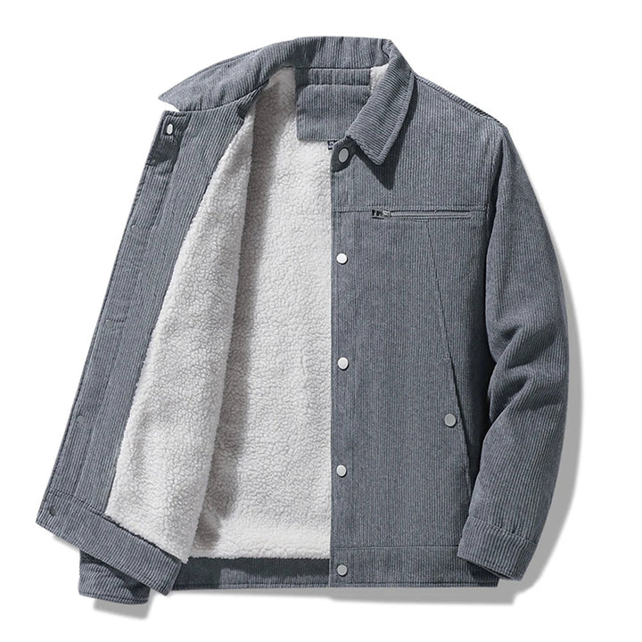 Elegante warme Cordjacke