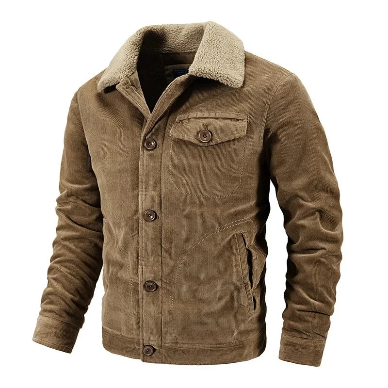 Elegante warme wattierte Baumwolljacke