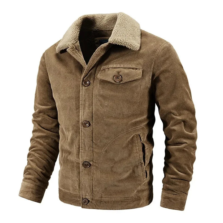 Elegante warme wattierte Baumwolljacke