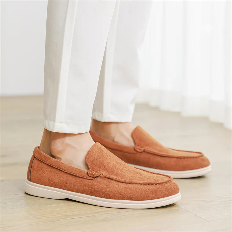 Lässige Wildleder Slipper