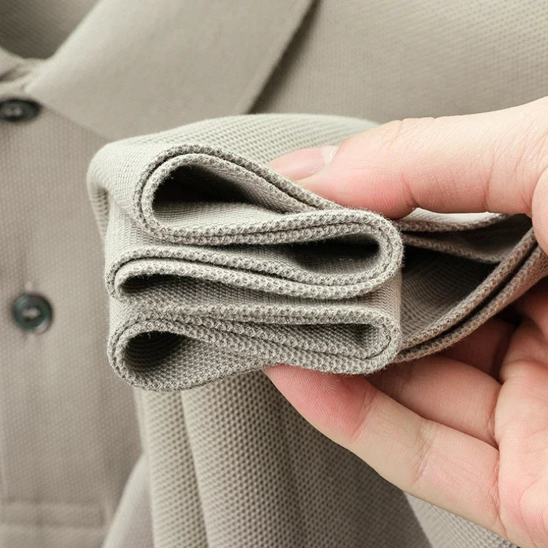 Lässiges Baumwoll-Poloshirt