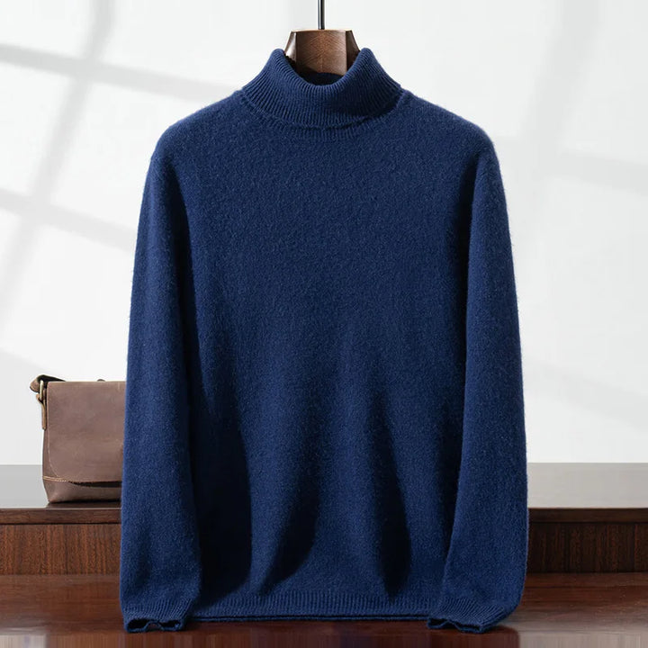 Eleganter Kaschmirrollkragenpullover