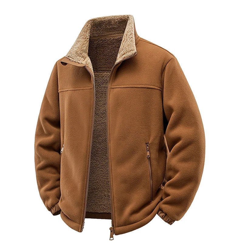 Gemütliche fleecegefütterte Jacke