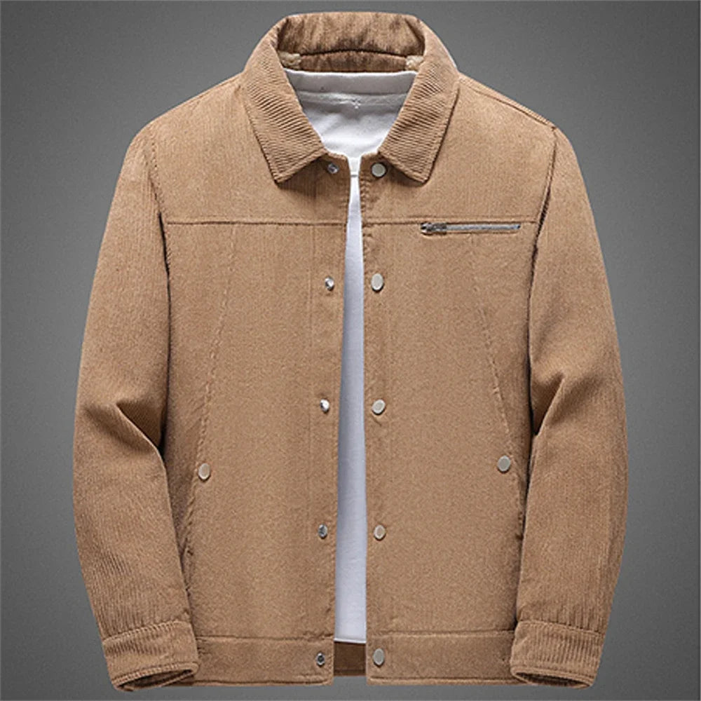 Elegante warme Cordjacke