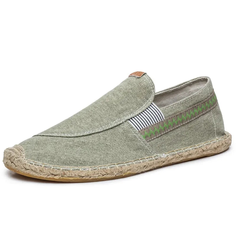 Elegante Leinen-Espadrilles