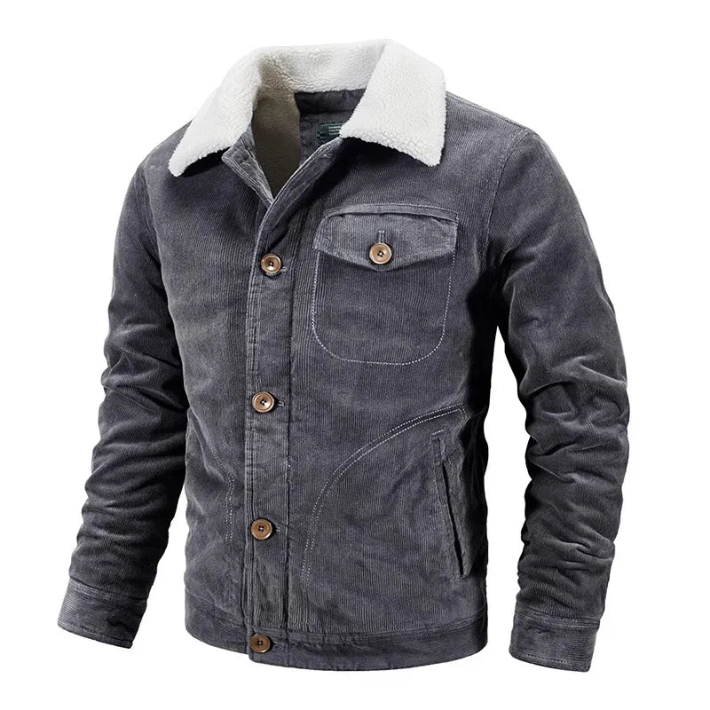 Elegante warme wattierte Baumwolljacke