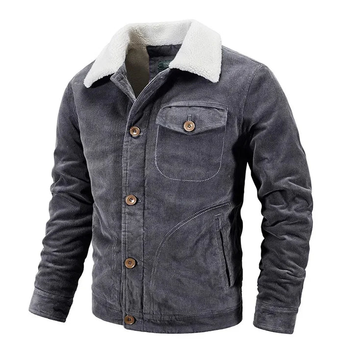 Elegante warme wattierte Baumwolljacke