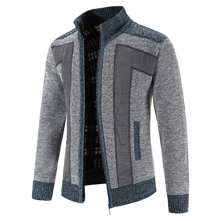 Eleganter Strickcardigan mit Reißverschluss